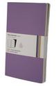 Set of 2 Volant Notebooks Ruled - Purple - Large