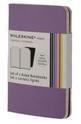 Set of 2 Volant Notebooks Ruled - Purple - Pocket