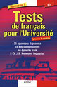 Tests de francais pour lUniversitе